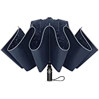 Los mejores  - Paraguas Plegable con Apertura y Cierre Automático Compacto y Ligero a Prueba de Viento y Agua Anti UV Durable Paraguas…